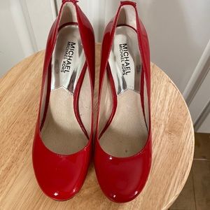 Michael Kors red High heels slightly used